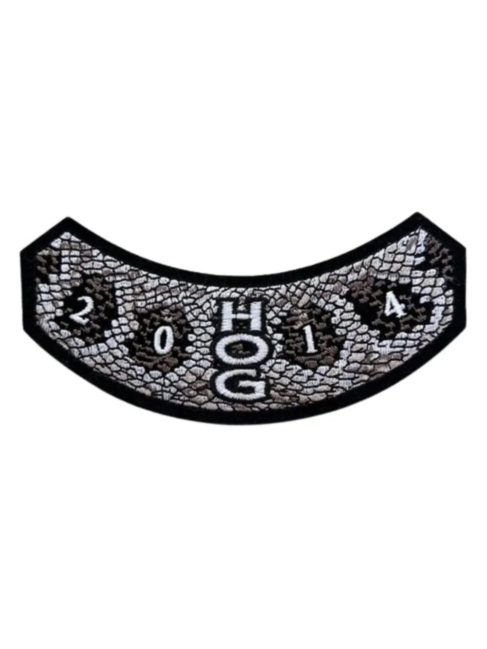 2014 Harley-Davidson HOG Snakeskin Jacket Vest Patch NWT Collectible
